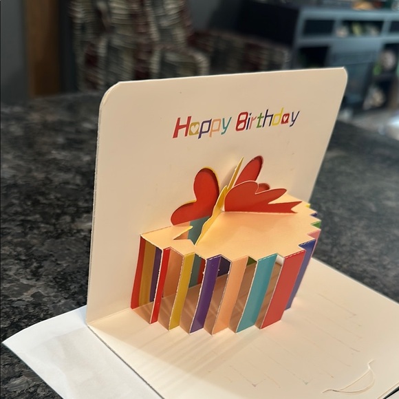 3 Colorful Birthday Pop-Up Cards Set of 3 Pop Up Decorated Cake Card NWT - Picture 5 of 8
